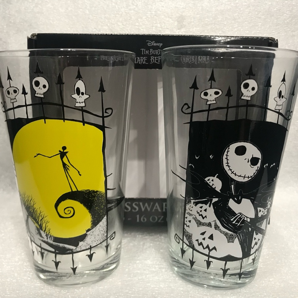 Disney Nightmare Before Christmas Glass Set